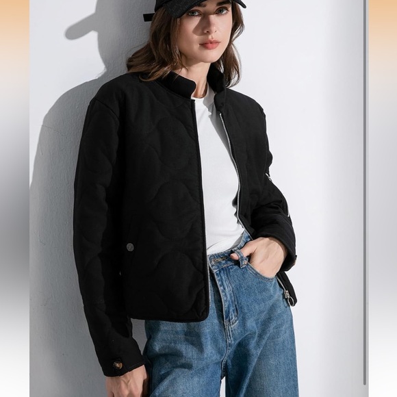 VIEWON Quilted Puffer Winter
Lightweight Jacket Short Warm Zip Up M/ 493-bb3 - Picture 5 of 6